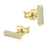 Beautiful CZ Crystal Silver Stud Earring STS-5145